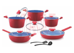 12 Pcs Cookware Set-Small Groove